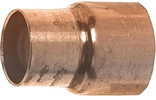 Kupfer Lötfitting Muffe reduziert 16x15 mm