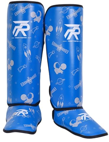 Zenithuxe Schienbeinschoner für Jugend-Muay-Thai,Kampfsport,Boxen und anderes Wettkampftraining,shin Pads Muay Thai,beinschutz Kickboxen,Vergrößertes und verdicktes Design,