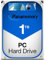 PANAMEMORY Disco rigido SATA meccanico da 1TB, 3,5 pollici, per PC desktop e sistemi di sorveglianza CCTV (Ricondizionato)