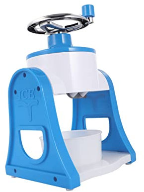 HONMEET Hand Crank Ice Crusher Ice Maker Easy to Clean Pp Material Slushie Maker