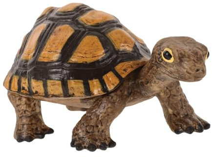 TOYANDONA Kleine Dekorative Schildkrötenfigur Realistische Gartenschildkrötenstatue Spielzeug Für Junge Mädchen Schildkrötenskulptur Aus PVC Geeignet Als Aquarium Oder Partydekoration