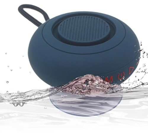 Altoparlante Doccia - Altoparlante da Bagno Impermeabile, Aspirazione Cup Music Player | Mini altoparlante audio wireless con bassi profondi, audio portatile per doccia