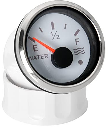 Medidor de Gasoil Deposito, Indicador de nivel de combustible, indicador de nivel de agua, Sensor de 0~190 Ohm, indicador de unidad de envío de combustible, indicador de nivel for coche y barco,par