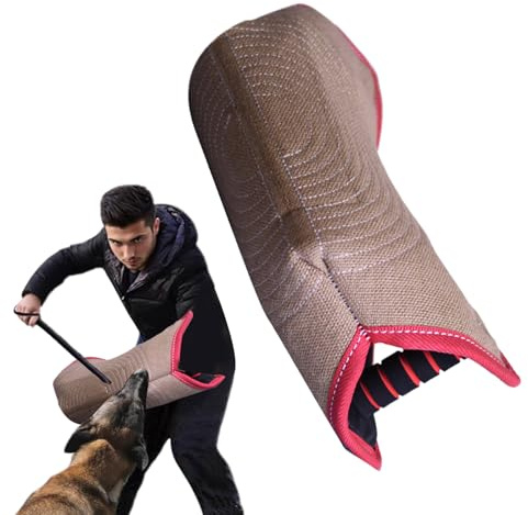 TyCylKu Manicotto per addestramento cani – Manicotto protettivo professionale per cani – Strumento di tiro forte pieghevole per allenamento per cuccioli giocattolo per esercizi all'aperto in cortile