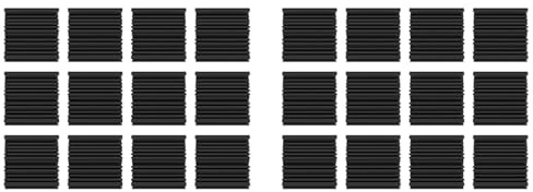 Uikdjgu 24Er-Pack Selbstklebende Schallschutzschaumplatten, 12 X 12 X 2 Akustikschaum, Hochelastische Schallschutzpolsterung - Schwarz