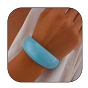YANCHUN Akryl armband för kvinnor trendiga färgglada harts armband tjockt armband manschett oregelbundna armband harts smycken gåvor, Harts, Ingen ädelsten