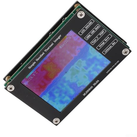 Schermo LCD a 2,8 pollici a 2,8 pollici della macchina fotografica infrarossa della termocamera -40℃ ad accuratezza ±2℃ di risoluzione ±2℃ del sensore 32x24 di 300℃ MLX90640ESF-BAB per l'industriale