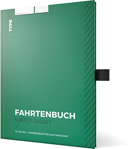 Type 7 - Premium-Fahrtenbuch, Hardcover, DIN A5, 112 Seiten, für Finanzamt geeignet - für PKW und LKW - Für Deutschland und Österreich