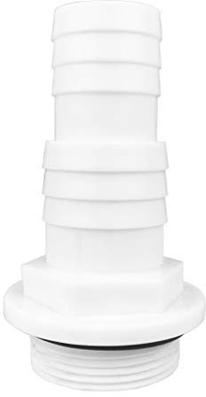 well2wellness Pool Schlauchtülle Schlauchverbinder 32/38 mm x 1 1/2 Außengewinde Plus O-Ring