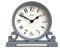 JONES CLOCKS® Saloon Reloj de repisa | Diseño Tradicional de Doble Desplazamiento | Armada Francesa | Estilo clásico contemporáneo para Escritorio, Mesa, estantería o mesita de Noche