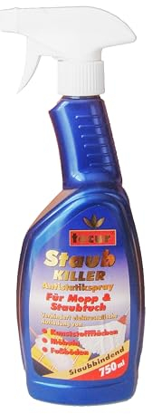 STAUBKILLER 750ml Antistatikspray Antistaub Staub Reiniger Spray Sprühflasche 88