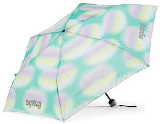 ergobag Regenschirm Kinderschirm für die Schultasche, ultraleicht und klein mit Tasche, Ø90 cm ZauBärwelt - Rosa
