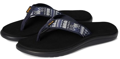 Teva Women's Voya Flip Flop, Geo Mashup Navy, 4 UK