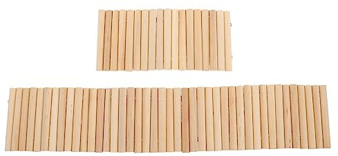 BESPORTBLE 2stücke Holz Leiter Spielzeug Für Hamster Chinchillas Meerschweinchen Diversion Spielzeug Haustier Käfig Leiter Zaun Für Kleine Haustiere