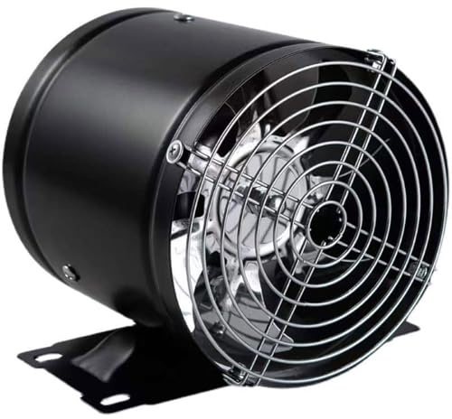 BDJSN Aspiratore Portatile da 12 Pollici, Cappa Aspirante Potente E Silenziosa da 120 W con Regolazione Continua della velocità a 2800 Giri/min, Ventola di Ventilazione a 7 Pale per Cucina, Bagno
