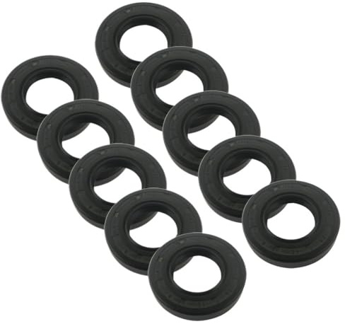 Marebm 10pcs Skeleton Oil Seal 28x40x7mm /28x40x10/28x42x10/28x45x8/28x47x7/28x47x10mm TC Type NBR Black Radial Shaft Seal Ring Gasket (Size : 28x47x10mm)(28x38x7mm)