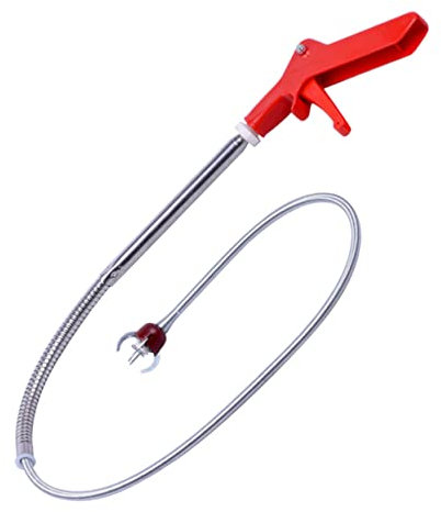 KICHOUSE Herramientas Para Destapar Inodoros Herramienta De Agarre Flexible Limpiador De Desagües Telescópico Para Desatascar Tuberías De Baño o Cocina