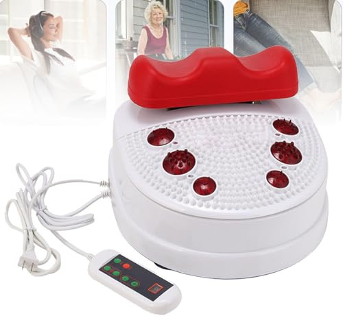 Swing fotmassagemaskin, passiv aerobisk tränare, chi-maskin lymfatisk massör, bekväm vadderad ankelvagga för muskelavslappning