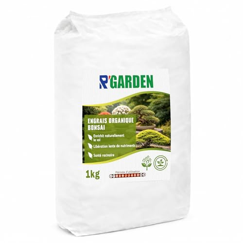 R’GARDEN | Engrais organique Bonsai | Action longue durée, sol enrichi & reprise vigoureuse | UAB (Agriculture Biologique) | Conditionné en France (1KG)