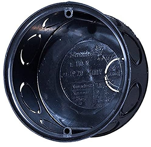 f-tronic Unterputz-Abzweigdose, 35mm tief, D72mm, E110, Inhalt: 25, Stück, Schwarz