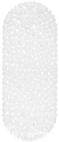 Circul Badewannenmatte 99 x 39 cm weiß Steinoptik