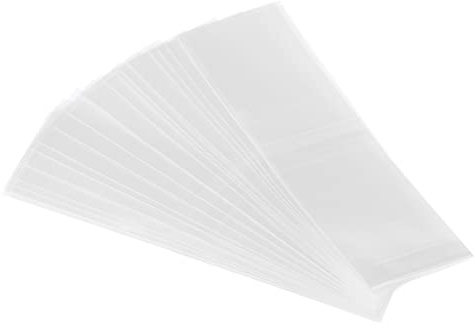 PATIKIL 98x30mm Perforated Shrink Bands, 400 Pack PVC Heat Shrink Wrap Band Fits Cap Diameter 2.2 to 2.24 Inch for Jars Cans, Clear