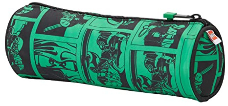 Lego® Ninjago Federmäppchen, rund, Grün