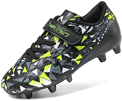 DREAM PAIRS Kids Botas de Fútbol Sala Niños Zapatos de Fútbol Transpirables Unisex Zapatillas de Entrenamiento Deportivas