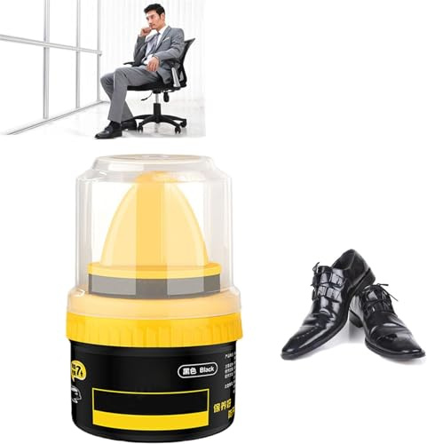 EXQST Leather Repair Cream Liquid Shoe Polish Leather Shoe Nourishing Care Oil Shoe Polish Brightening Nursing Lanolin Cream Express Shoe Polish for All Kind of Leather Surfaces