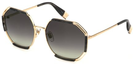 Furla Damen Sfu785 Sonnenbrille, Glänzend, Total, Roségold, 61