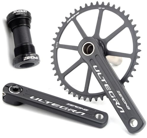 Rennrad-Kurbelgarnituren, 170 mm, 172,5 mm, 175 mm, hohle integrierte Faltrad-Kurbelarme mit BB-Direktmontage, schmale breite Zähne, Kettenblatt, 40 Zähne, 42 Zähne, 44 Zähne, 46 Zähne, 48 Zähne