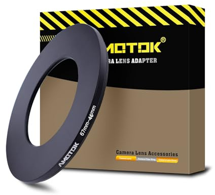 Anello adattatore per obiettivo da 67 mm a 46 mm, compatibile con obiettivo da 67 mm su 46 mm