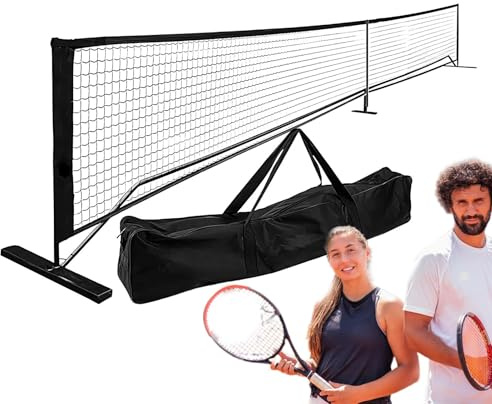 Pickleball-nät för, Pickleball-nät för Avtagbar 22Ft 9,5Kg bärväska ingår