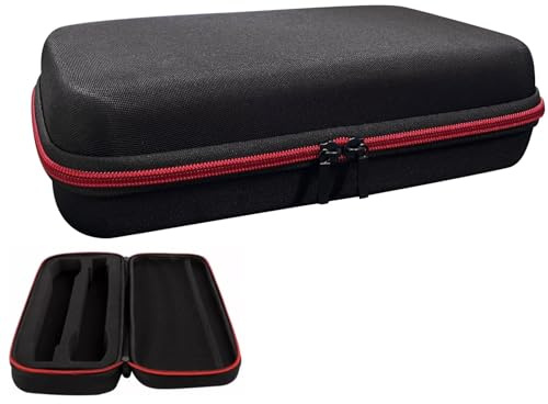 Befeixue Étui de Transport pour Microphone, étui pour Microphone sans Fil | Sac pour Microphone EVA Rigide résistant aux Chocs avec séparation des Fentes - Étui Organisateur de Microphone à Double