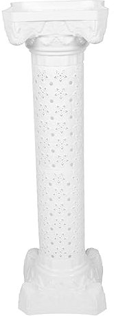 IMIKEYA Hollowed Out Roman Pillar Flower Holder Wedding Decor Decorative Column Stand for Elegant Centrepieces Stable and Plastic Design for Garden and Event Decorations