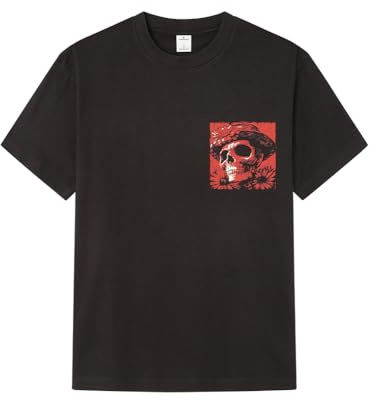 SPRINGFIELD Nueva Camisa De Estructura con Bordado De Árboles, Negro, M