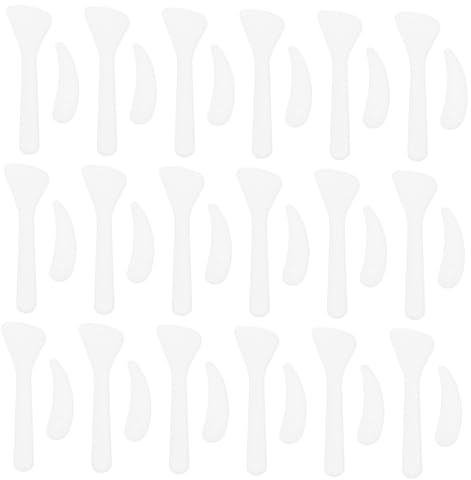 HAMPPLIES 100pièces Applicateurs De Crème Pour Visage Yeux Cuillères à Masque Et Outil De Mélange Lot De Blancs