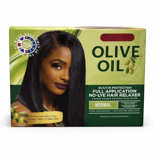Olive Oil Built-In Protection No-Lye Hair Relaxer REGULAR Strength NORMAL