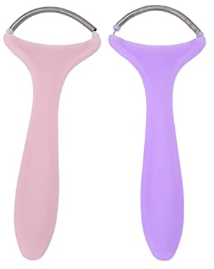Ejoyous Spring ansiktshårborttagare, rostfritt stål epilator, manuell hårborttagningsanordning för kvinnor, överläpp, haka och kinder