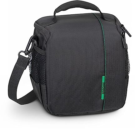 RivaCase 7420 SLR Case, Borsa in Poliestere per Fotocamere Reflex, Nero
