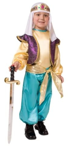 Dress Up America Arabian Sultan Boys kostym - storlek Toddler 2 (1-2 år)