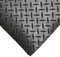 3m x 1.5m x 3mm Checker Plate Matting - Anti-Slip Black Rubber, Waterproof Flooring