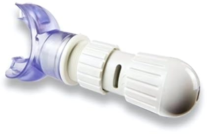 The Oxygen Store Ultrabreathe Adjustable Resistance Breathing Exerciser, Inspiratory Expiratory Muscle Trainer, Medical Grade PVC, Phthalate Latex Free, One Size