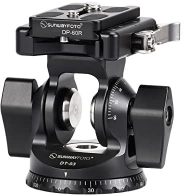 SUNWAYFOTO DT-03 Neigekopf für Einbeinstativ und Stativ 15,0 kg Tragfähigkeit