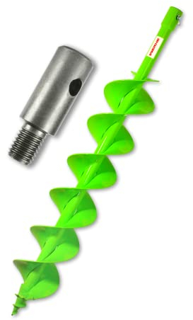 WERHE Trapano professionale, trapano per trapano a terra da 120 mm, doppio albero, robusto con adattatore m14, punta di foratura precisa.