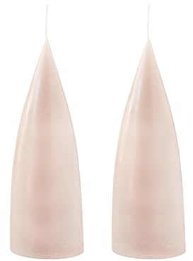 Kunstindustrien Farbige kegelförmige Kerzen (Nude)