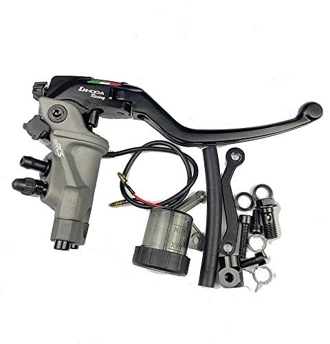 LIUCHUCHU Kupplungshebel Radiale Montagebremskupplungspumpe geschmiedet Aluminium-Hauptzylinderkupplung Bremshebel Motorrad(Right Brake Pump)