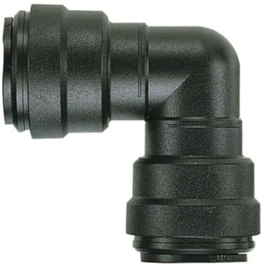 John Guest Raccordo a gomito da 12 mm per tubo dell'acqua, confezione da 3
