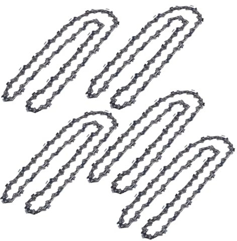 Générique Lot de 1 à 5 chaînes de tronçonneuse 3/8LP-8 Pouces, 33 maillons, Coins arrondis, 0,43 /1,1 mm, for Bois de sciage, for Branches de Jardin, for élagage(5)