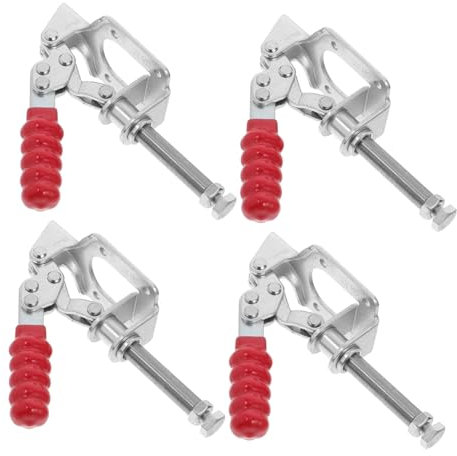 Veemoon 4pièces Pince à Serrage Toggle Heavy Duty Clamps à Rapide Pour Accessoires De Menuiserie Pour Et Utilisation Atelier